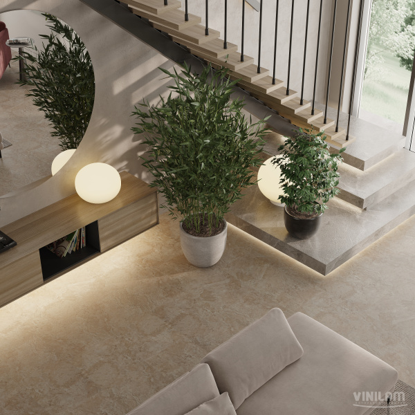 Кварцвиниловая плитка CERAMO VINILAM STONE 81222 Аравийский камень